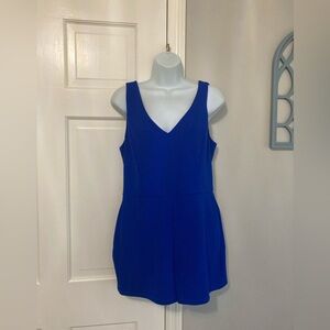 Elegant Blue Women's Romper